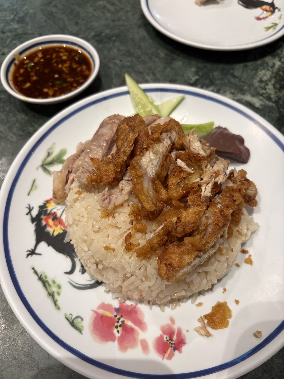 カオマンガイの有名店（90バーツ）