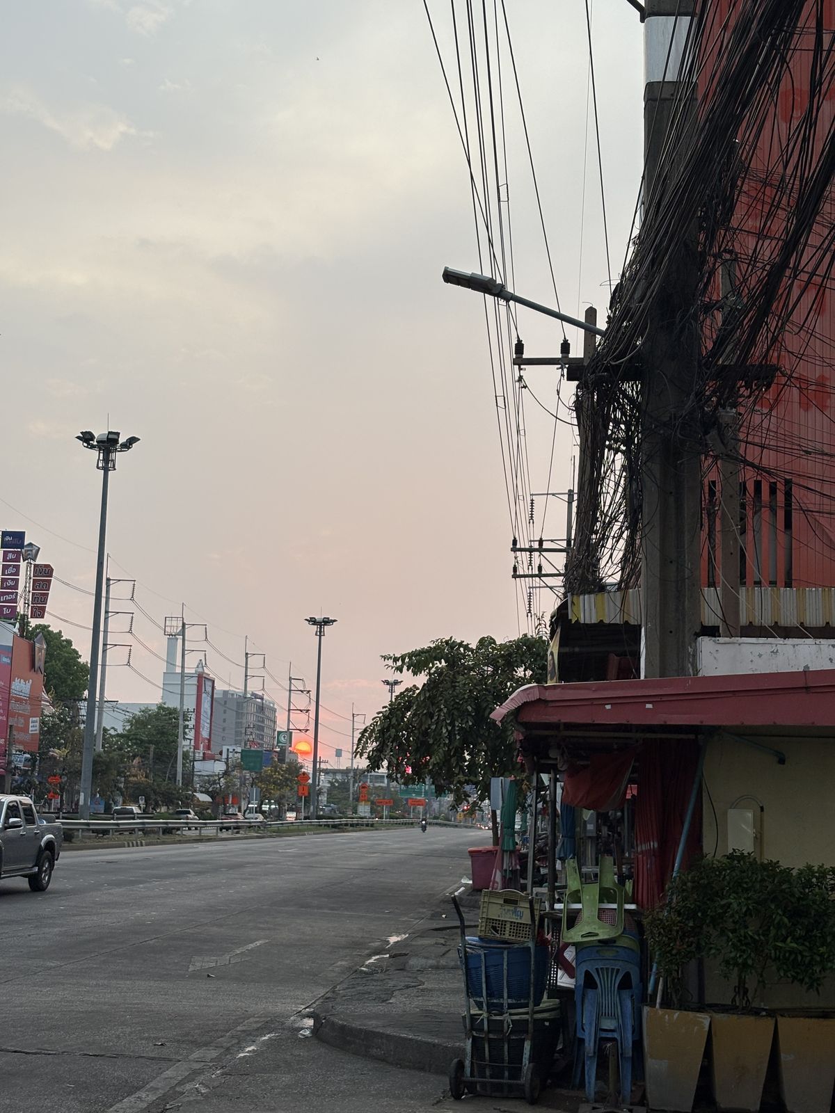 コラートの夕日