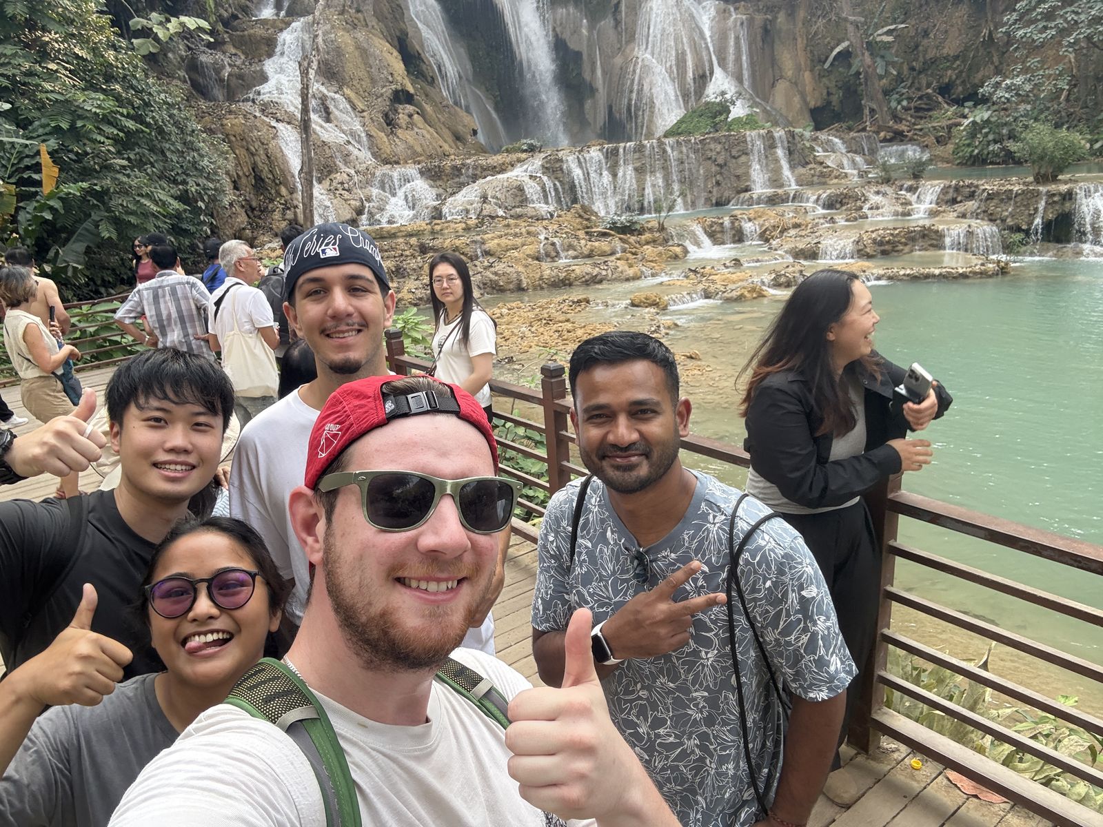 ツアーで一緒になった人たちと