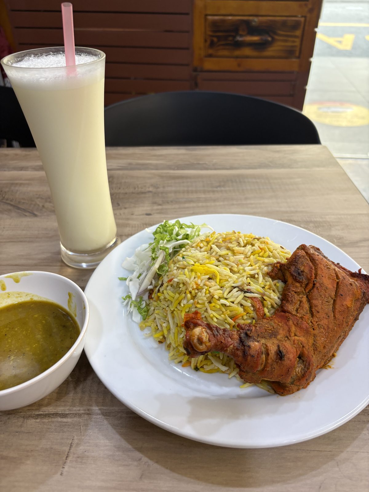 タンドリ・ビリヤニ&ラッシー(26MYR)